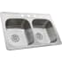 Nantucket Sinks Madaket Collection NS3322DE9 - Angled View