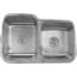 Nantucket Sinks Quidnet Collection NS604018 - 31 1/2 Inch Undermount Double Bowl Sink with 18-Gauge 304 Stainless Steel
