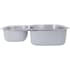 Nantucket Sinks Quidnet Collection NS7030R16 - 32 1/2 Inch Undermount Double Bowl Kitchen Sink with Dampening Pad