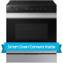 Samsung BESPOKE NSE6DG8700SR - 30 Inch Slide-In Electric Smart Range with Smart Oven Camera