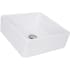 Nantucket Sinks Brant Point Collection NSV107A - 15 Inch Top Mount Bathroom Sink Angled View