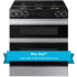 Samsung BESPOKE NSY6DG8550SR - 30 Inch Slide-In Dual Fuel Smart Range with Flex Duo™