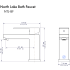 ZLINE NTLBFCH - North Lake Bath Faucet Dimension