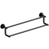 Rohl ST6BK - Star Double 24" Towel Bar in Black