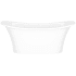 Rohl TOULOUSE™ TO3NSWNO - 30 Inch Freestanding Soaking Bathtub with 89 Gallons Total Capacity