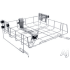 Miele O898 - Height adjustable stainless steel upper basket with integrated spray arm and rear docking
