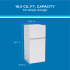 Avanti AVFF18DLJ0W - 30 Inch Freestanding Top Freezer Refrigerator
