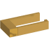 Rohl RF3BG - 6 Inch Toilet Paper Holder in Brushed Gold