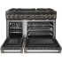 JennAir Smoke &amp; Brass TANKMAN50 - 48 Inch Pro-Range Dual Fuel