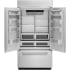 KitchenAid KBFN502ESS - 42 Inch Built-In French Door Refrigerator Stainless Steel Control Panel