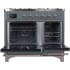 Ilve Majestic II Collection UMD10FDNS3BGPLP - 40 Inch Blue Grey Natural Gas Freestanding Range