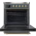 Ilve Majestic II Collection UMI30NE3BGG - Majestic II 30 Inch Electric Freestanding Range in Blue Grey with Brass Trim