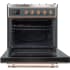 Ilve Majestic II Collection UM30DNE3BGPLP - Majestic II 30 Inch Dual Fuel Natural Gas Freestanding Range in Blue Grey with Copper Trim