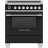Fisher &amp; Paykel Series 9 OR30SCI6B1 - 30 Inch Freestanding Induction Smart Range with 4 Burners