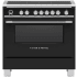 Fisher &amp; Paykel Series 9 OR36SCI6B1 - 36 Inch Freestanding Induction Smart Range with 5 Burners