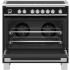 Fisher &amp; Paykel Series 9 OR36SCI6B1 - 36 Inch Freestanding Induction Smart Range with 5 Burners