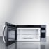 Summit OTRSS301 - 1.6 cu. ft. Over-the-Range Microwave Oven Chrome Shelf and Glass Turntable