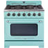 Unique Appliances Classic Retro UGP36CRT - 36 Inch Retro Gas Range with Convection Fan
