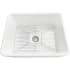 Nantucket Sinks PFCS23 - 23 Inch Fireclay Farmhouse Kitchen Sink with 9 Inch Bowl Depth