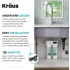 Kraus FS1001FF100BB - Under-Sink Filtration System with Single Handle Drinking Water