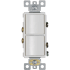 Broan P2RW - 2-Function Rocker Switch Wall Control for Bathroom Exhaust Fan