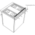 Viking P36CRTSS - Diagram-Countertop Rear Trim