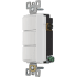 Broan NuTone Series P3RW - 3-Rocker Switch in Angled View