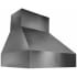 Trade-Wind P7200 Series P724212EXT - 42 Inch P7200 Pyramid Style Barbeque Grill Hood Angled View