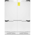 ZLINE RBIVZ60CB - 60 Inch Built-In Bottom Freezer French Door Refrigerator