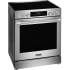 Frigidaire Professional Series PCFE3085BF - Product - 3/4 Left Angle 30" Electric Range with Stone-Baked Pizza Stainless Steel PCFE3085BF
