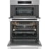 Frigidaire Professional Series PCWM3085AF - Product - Open / Empty 30" Microwave Combination Wall Oven with Stone-Baked Pizza Mode Stainless Steel PCWM3085AF