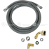 GE WX28X326 - 6 Ft. Stainless Steel Dishwasher Connector Kit with Adapter