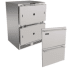 Perlick G5 LUXE 1056197 - 24 Inch Solid Drawer Overlay Panel Kit with Premium Knurl Finish