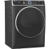 GE Profile PFD95ESPTDS - 28 Inch Electric Smart Dryer 3/4 View