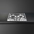 Smeg Classic Design PGFU24X2 - 24 Inch Gas Cooktop
