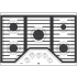 GE Profile PGP7030BMTS - Cooktop View