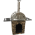 Tru Islands B43031101 - Pizza Stand Island with Side Shelves