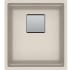 Franke Peak Series PKG11014CHA - 16 1/8 Inch Undermount Single Bowl Granite Kitchen Sink with 7 7/8 Inch Bowl Depth