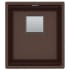 Franke Peak Series PKG11014MOC - 16 1/8 Inch Undermount Single Bowl Granite Kitchen Sink with 7 7/8 Inch Bowl Depth