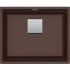 Franke Peak Series PKG11020MOC - 22 Inch Undermount Single Bowl Granite Kitchen Sink with 7 7/8 Inch Bowl Depth