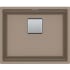 Franke Peak Series PKG11020OYS - 22 Inch Undermount Single Bowl Granite Kitchen Sink with 7 7/8 Inch Bowl Depth