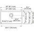 Franke Peak Series PKG11031MBK - Dimensions