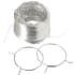 GE Parts PM8X73 - 8 Ft. Flexible Dryer Duct with 2 Clamps