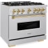 ZLINE Classic Series CDRSZ36G - 36 Inch Freestanding Dual Fuel Range