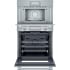 Thermador Professional Series POM301W - 30 Inch Double Combination Smart Electric Wall Oven with 6.1 cu. ft. Total Capacity in Opened View