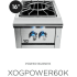 XO XOGPOWER60KN - Power Side Burner Natural Gas