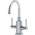 Franke LB15200 - Double Handle Deck Mounted Hot and Cold Filtered Kitchen Faucet with 0.5 GPM Flow Rate