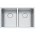Franke Professional 2.0 PS2X1201414 - 32 Inch Professional Stainless Steel Double Bowl Sink
