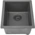 Nantucket Sinks PR1815TI - 15 Inch Dual-Mount Single Bar/Prep Sink with 7 Inch Bowl Depth