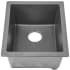 Nantucket Sinks PR1815TI - 15 Inch Dual-Mount Single Bar/Prep Sink with Drain Opening